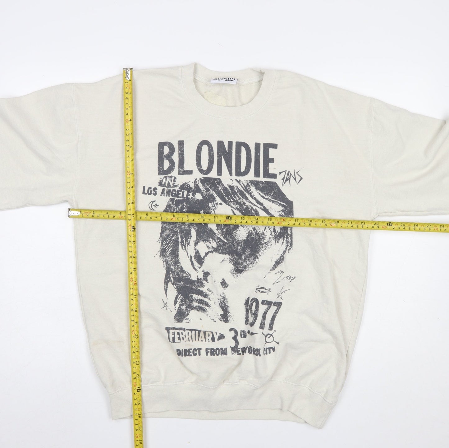 Womens UK Size M Topshop Beige Pullover Sweatshirt