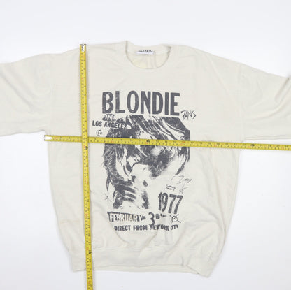 Womens UK Size M Topshop Beige Pullover Sweatshirt