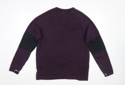 Mens UK Size M Nike Purple Pullover Sweatshirt