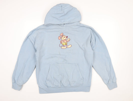 Womens UK Size M Disney Blue Pullover Hoodie