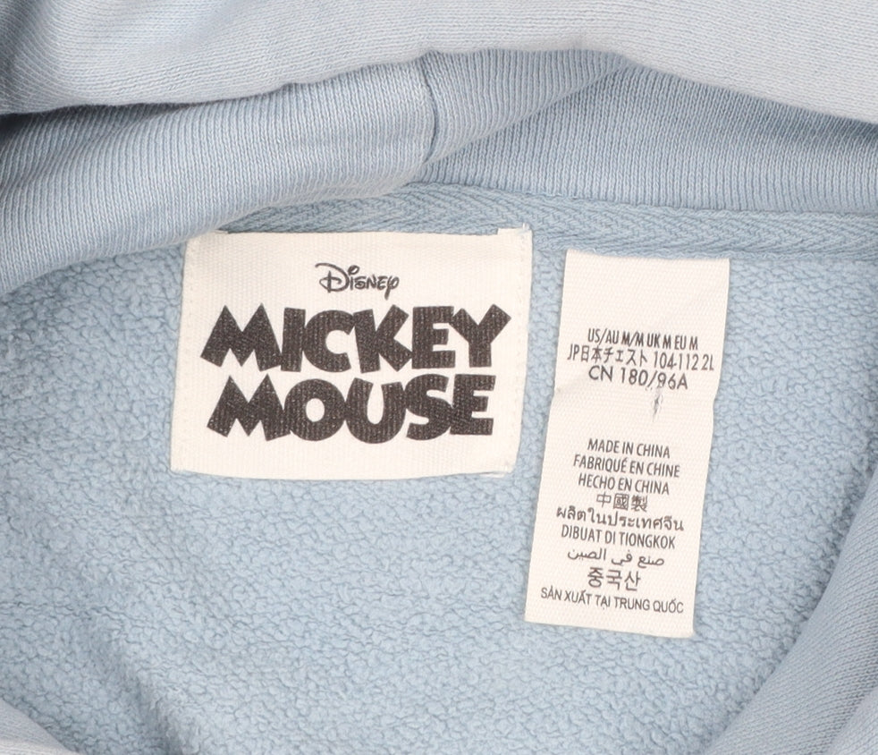 Womens UK Size M Disney Blue Pullover Hoodie