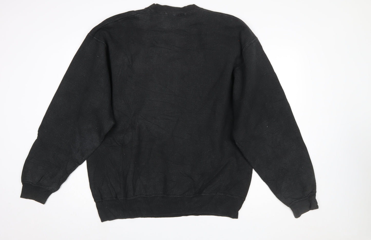 Mens UK Size XL Warner Bros Black Pullover Sweatshirt