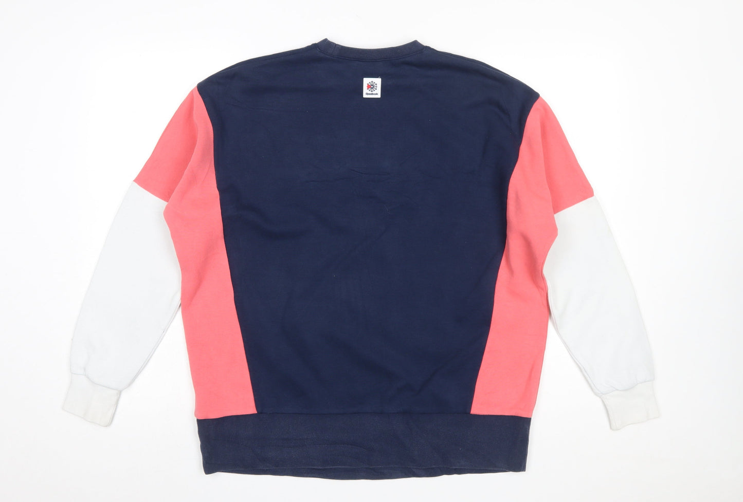 Womens UK Size XS Reebok Multicoloured Pullover Sweatshirt