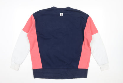 Womens UK Size XS Reebok Multicoloured Pullover Sweatshirt