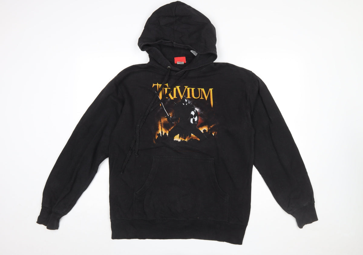 Mens UK Size M Bravado Black Pullover Hoodie