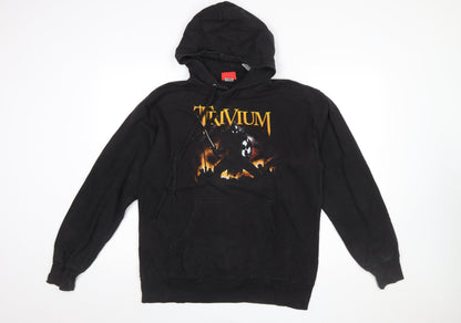 Mens UK Size M Bravado Black Pullover Hoodie