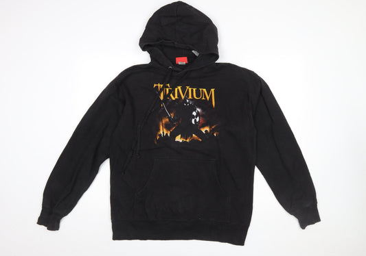 Mens UK Size M Bravado Black Pullover Hoodie