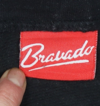 Mens UK Size M Bravado Black Pullover Hoodie