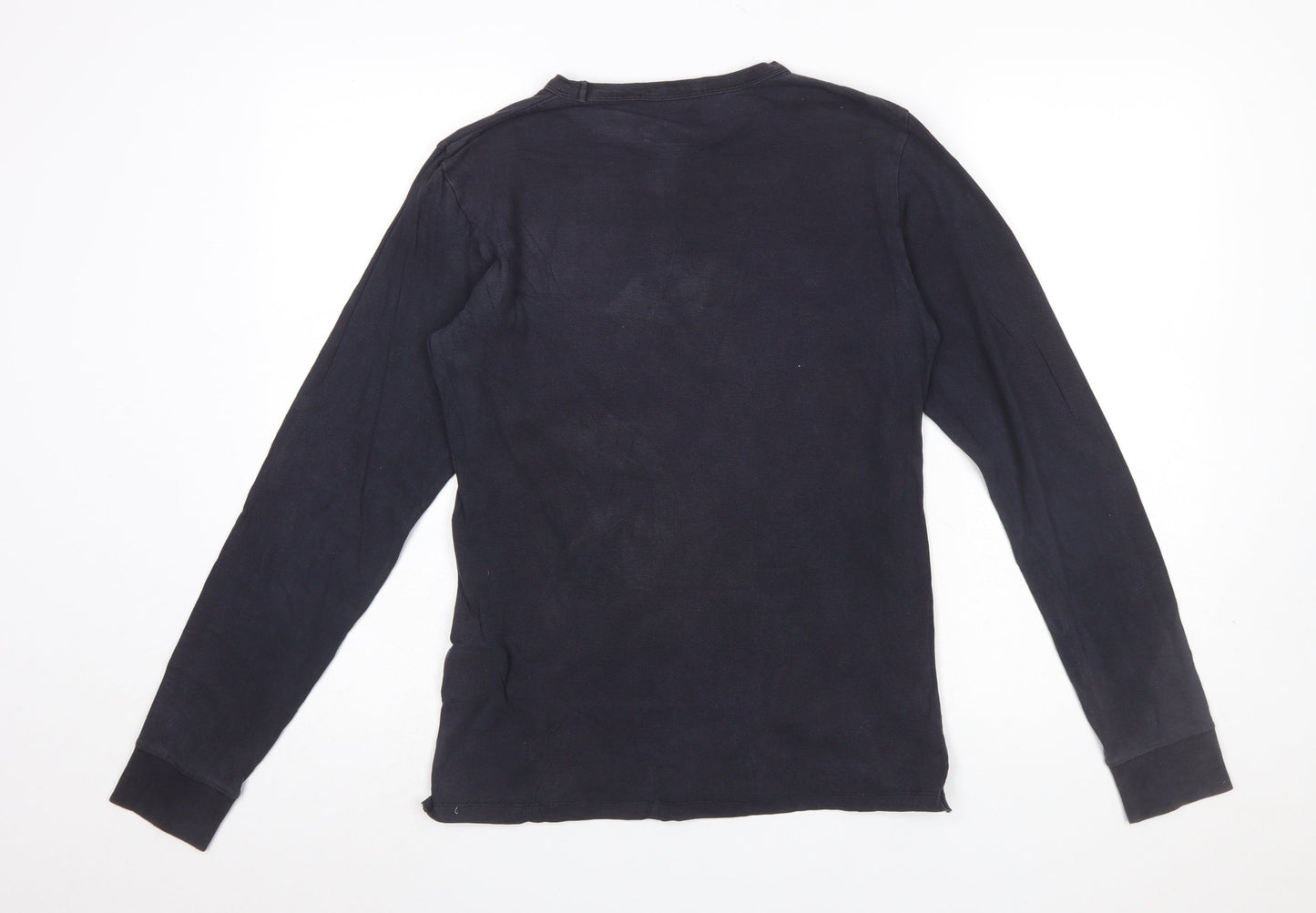 Boys UK Size 14 Years Stone Island Black Basic T-Shirt