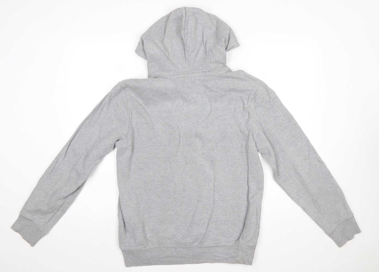Mens UK Size M Napapijri Grey Pullover Hoodie