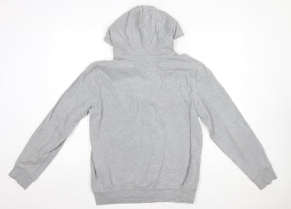 Mens UK Size M Napapijri Grey Pullover Hoodie