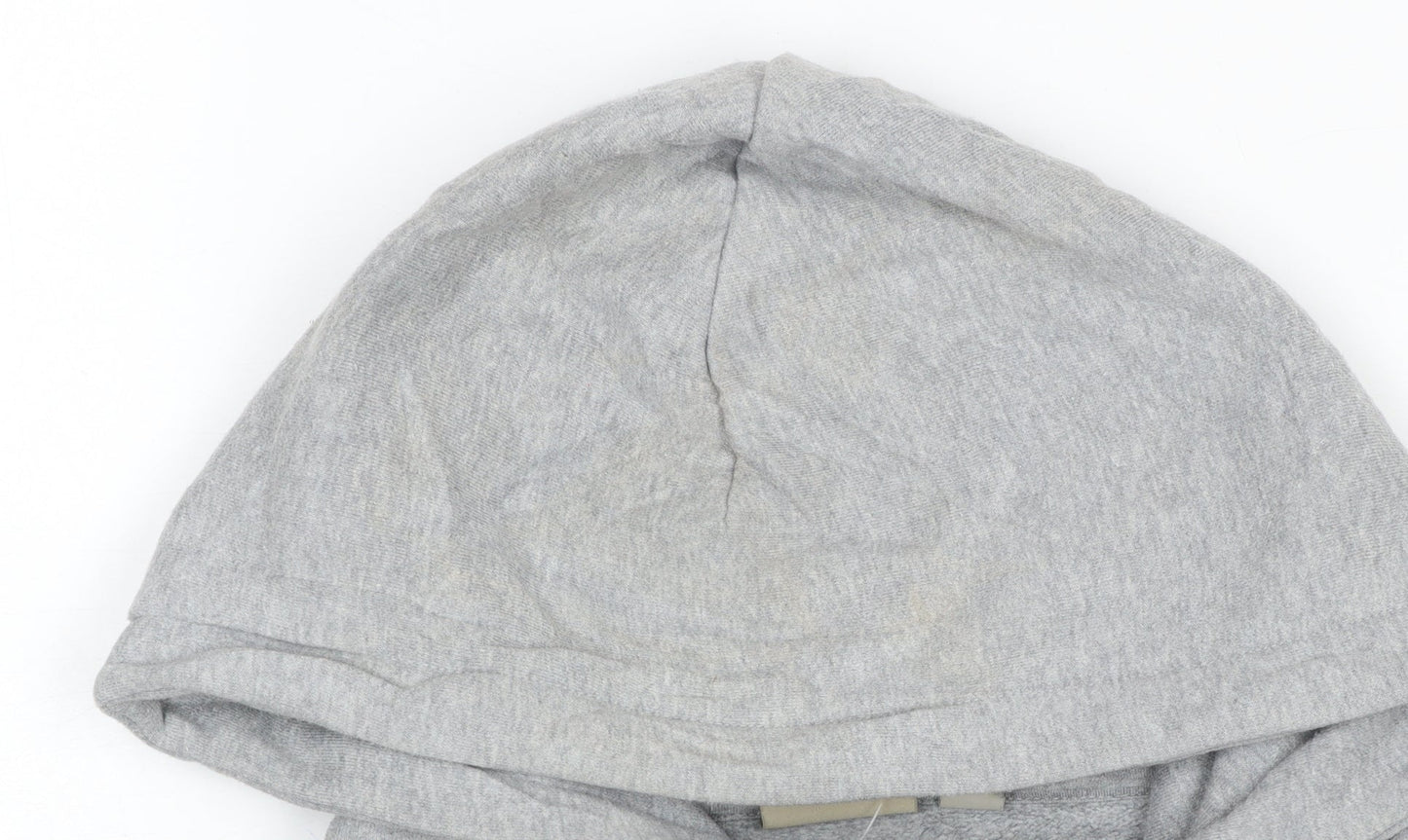 Mens UK Size M Napapijri Grey Pullover Hoodie
