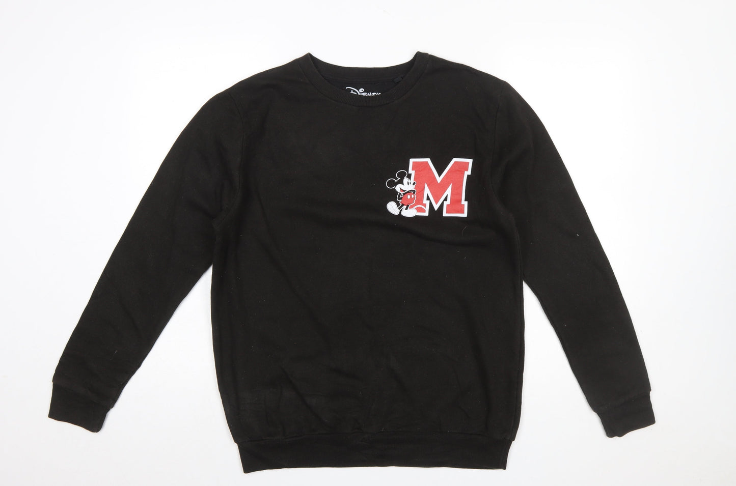 Womens UK Size 10 Disney Black Pullover Sweatshirt