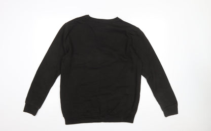Womens UK Size 10 Disney Black Pullover Sweatshirt