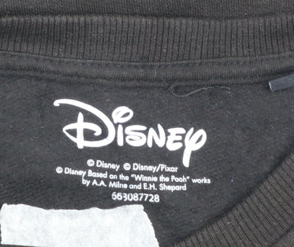 Womens UK Size 10 Disney Black Pullover Sweatshirt