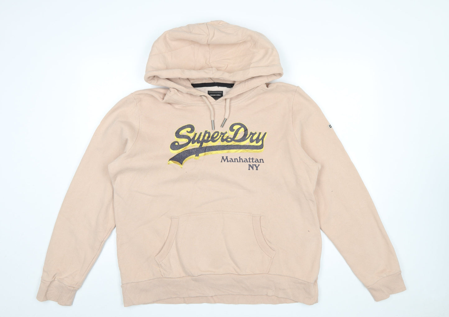 Womens UK Size 16 Superdry Beige Pullover Hoodie