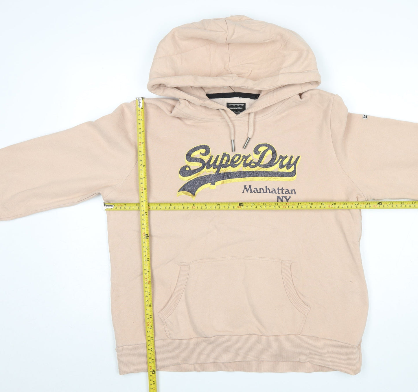 Womens UK Size 16 Superdry Beige Pullover Hoodie