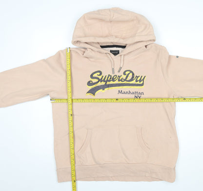 Womens UK Size 16 Superdry Beige Pullover Hoodie