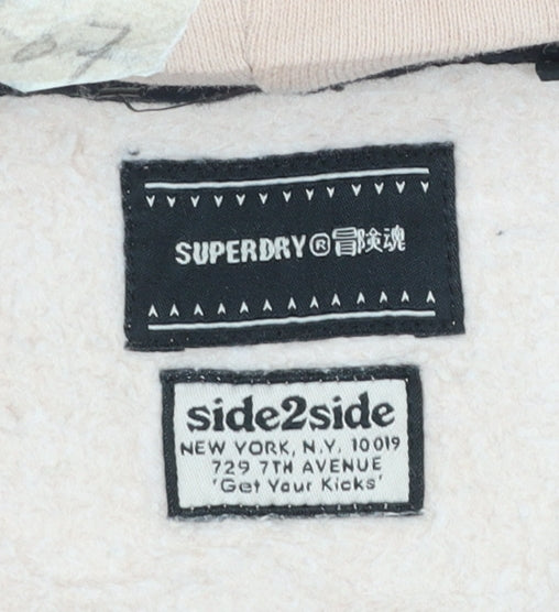 Womens UK Size 16 Superdry Beige Pullover Hoodie