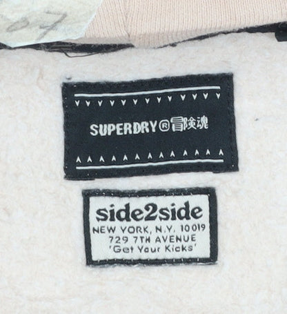 Womens UK Size 16 Superdry Beige Pullover Hoodie