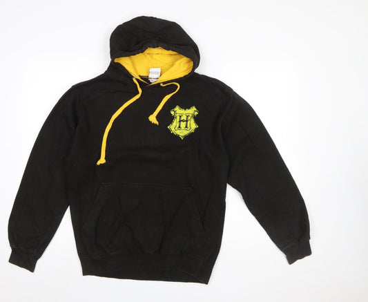 Mens UK Size S Awdis Black Pullover Hoodie