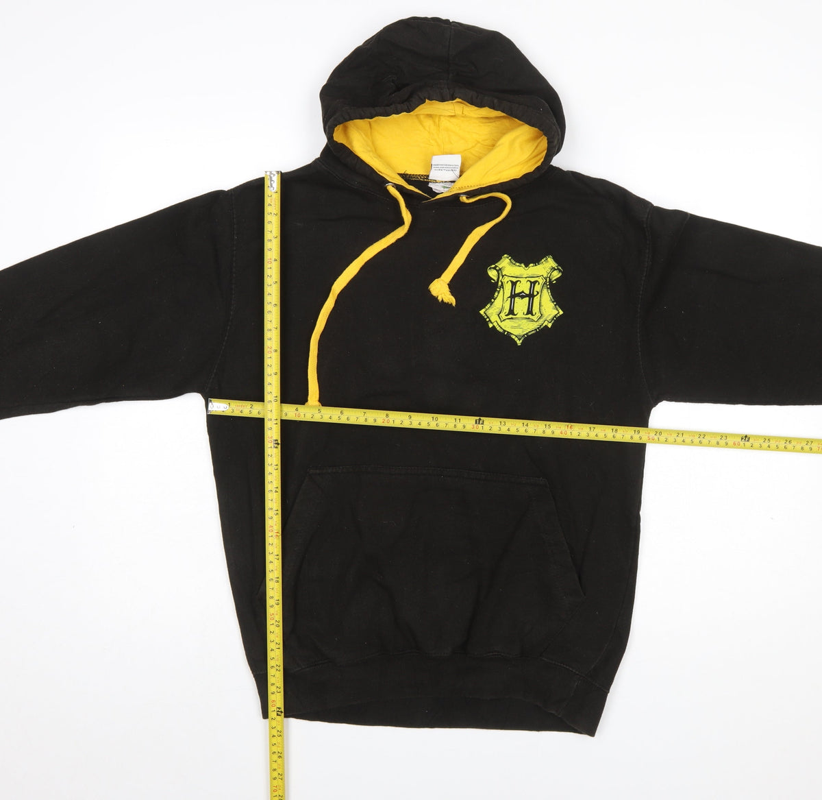 Mens UK Size S Awdis Black Pullover Hoodie