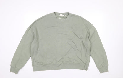 Womens UK Size M Carhartt Green Pullover Sweatshirt