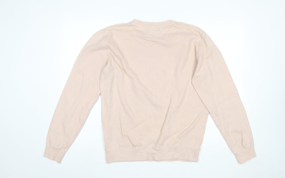 Mens UK Size S Champion Beige Pullover Sweatshirt