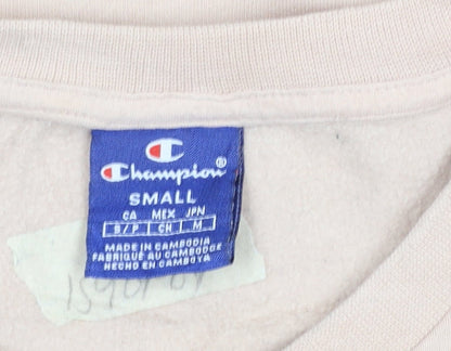 Mens UK Size S Champion Beige Pullover Sweatshirt