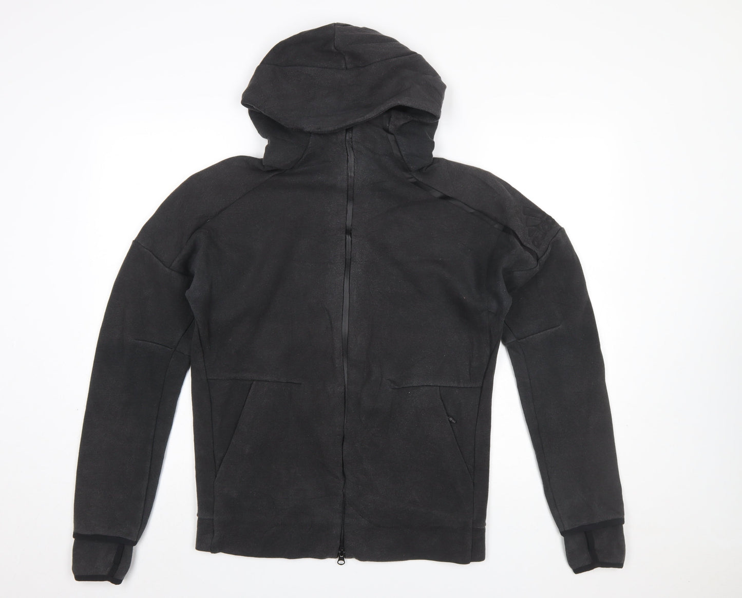 Mens UK Size S adidas Black Full Zip Hoodie