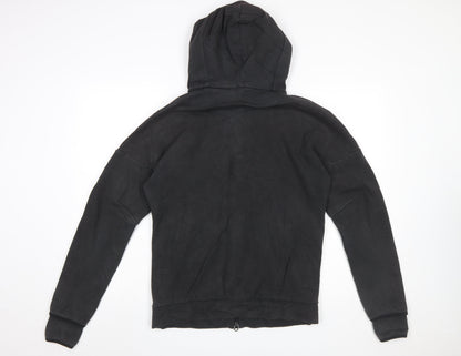 Mens UK Size S adidas Black Full Zip Hoodie