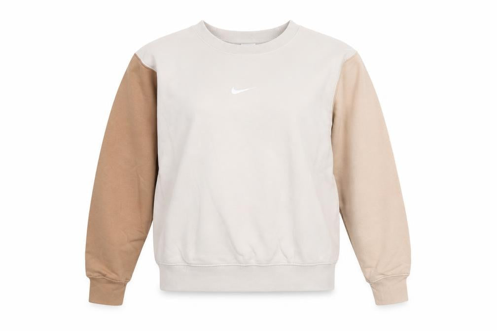 Womens UK Size XS Nike Beige Pullover Sweatshirt