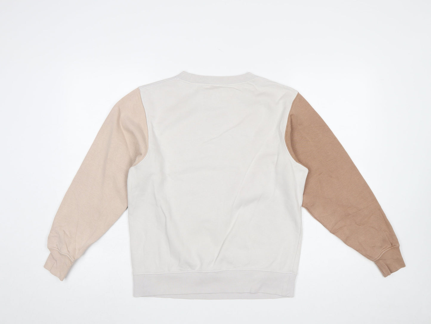 Womens UK Size XS Nike Beige Pullover Sweatshirt