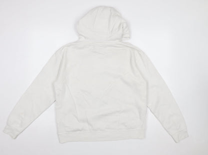 Womens UK Size S Primark White Pullover Hoodie