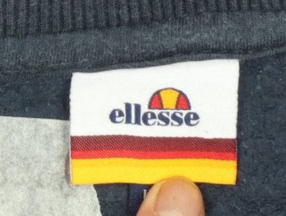 Mens UK Size S ellesse Blue Pullover Sweatshirt