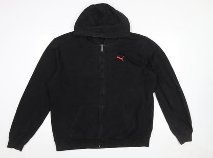 Mens UK Size XL PUMA Black Full Zip Hoodie