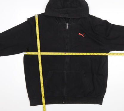 Mens UK Size XL PUMA Black Full Zip Hoodie