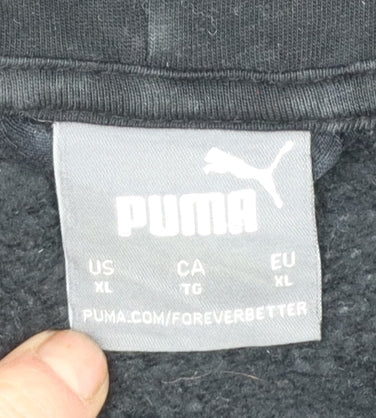 Mens UK Size XL PUMA Black Full Zip Hoodie