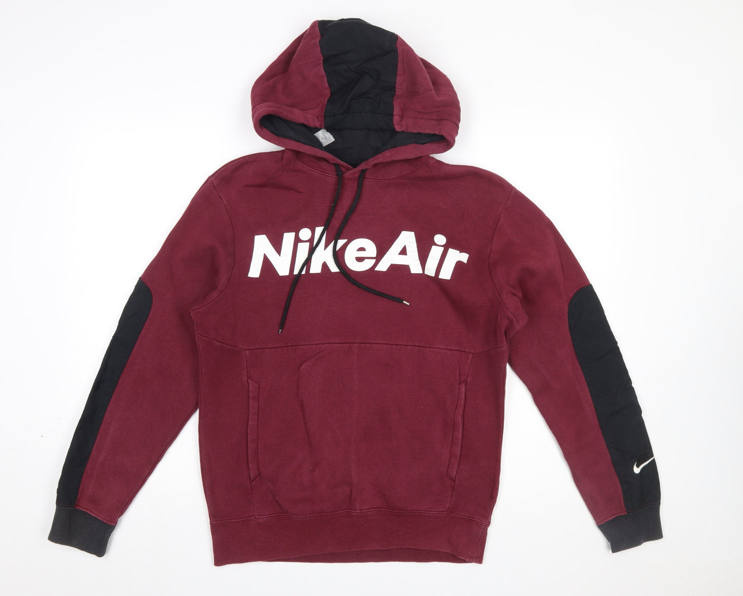 Mens UK Size XS Nike Red Pullover Hoodie
