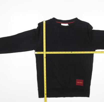 Mens UK Size S Calvin Klein Black Pullover Sweatshirt