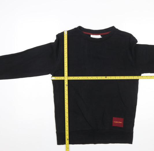 Mens UK Size S Calvin Klein Black Pullover Sweatshirt