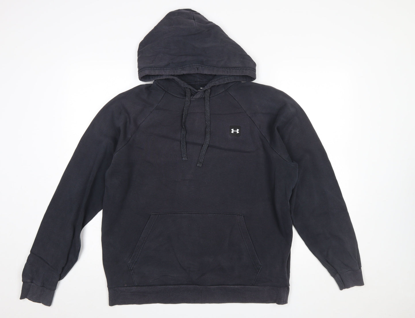 Mens UK Size M Under armour Black Pullover Hoodie