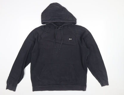 Mens UK Size M Under armour Black Pullover Hoodie