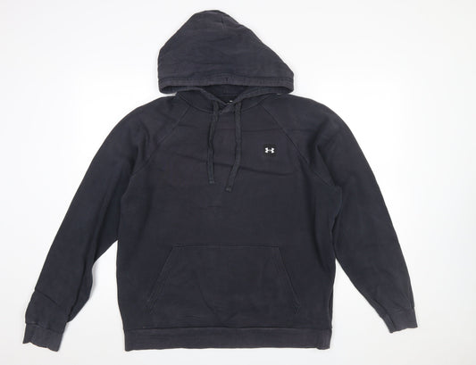 Mens UK Size M Under armour Black Pullover Hoodie