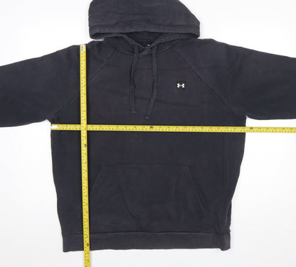 Mens UK Size M Under armour Black Pullover Hoodie