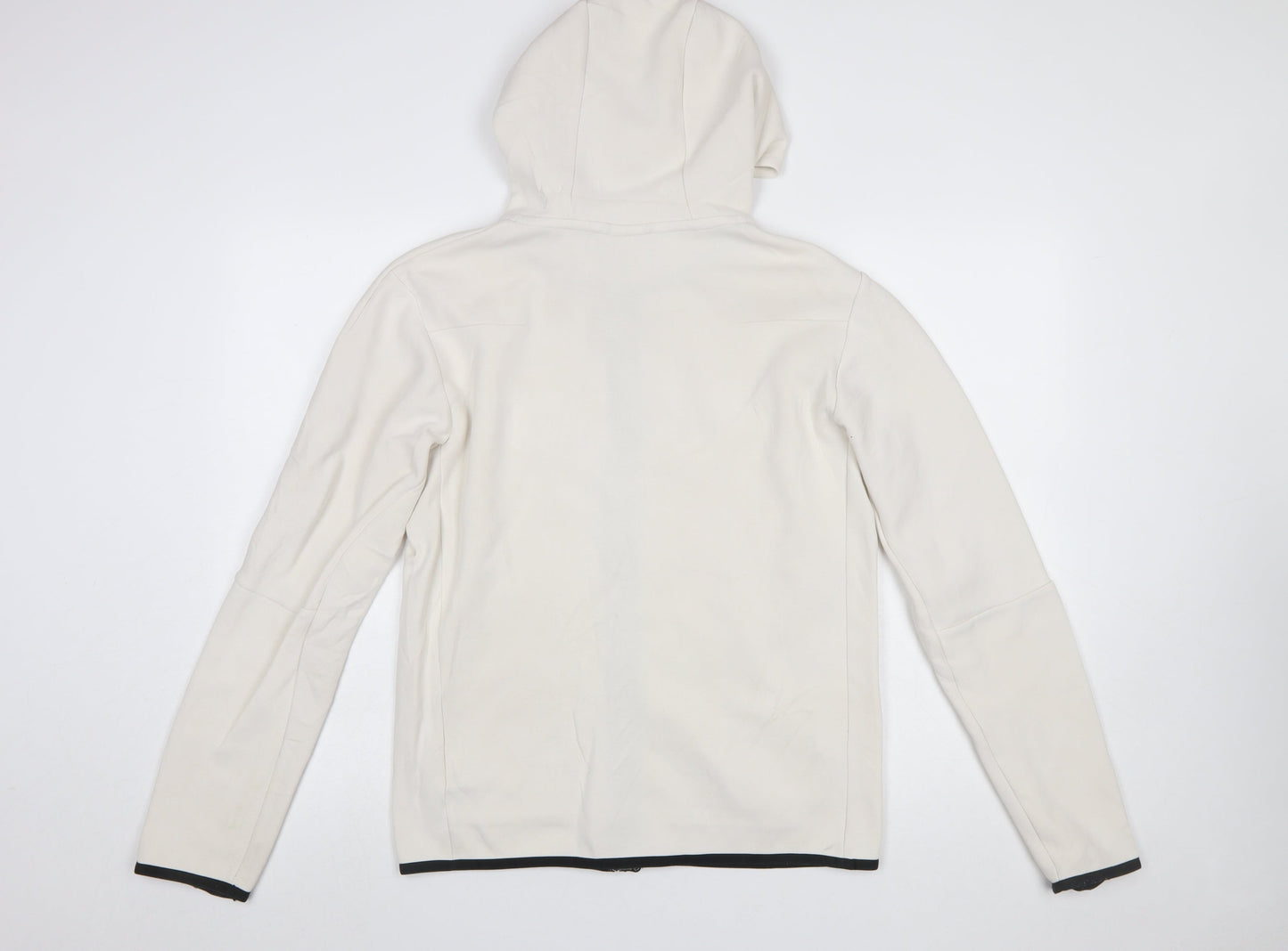 Mens UK Size S Nike Ivory Full Zip Hoodie