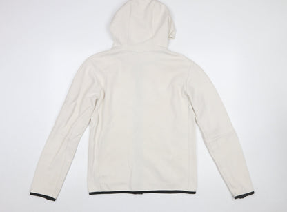 Mens UK Size S Nike Ivory Full Zip Hoodie