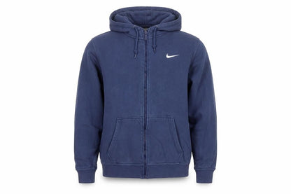Mens UK Size M Nike Blue Full Zip Hoodie