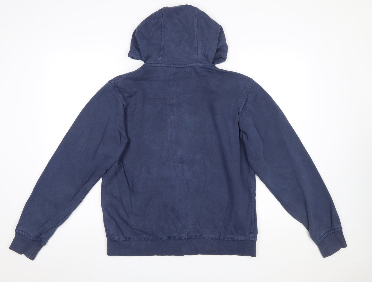Mens UK Size M Nike Blue Full Zip Hoodie
