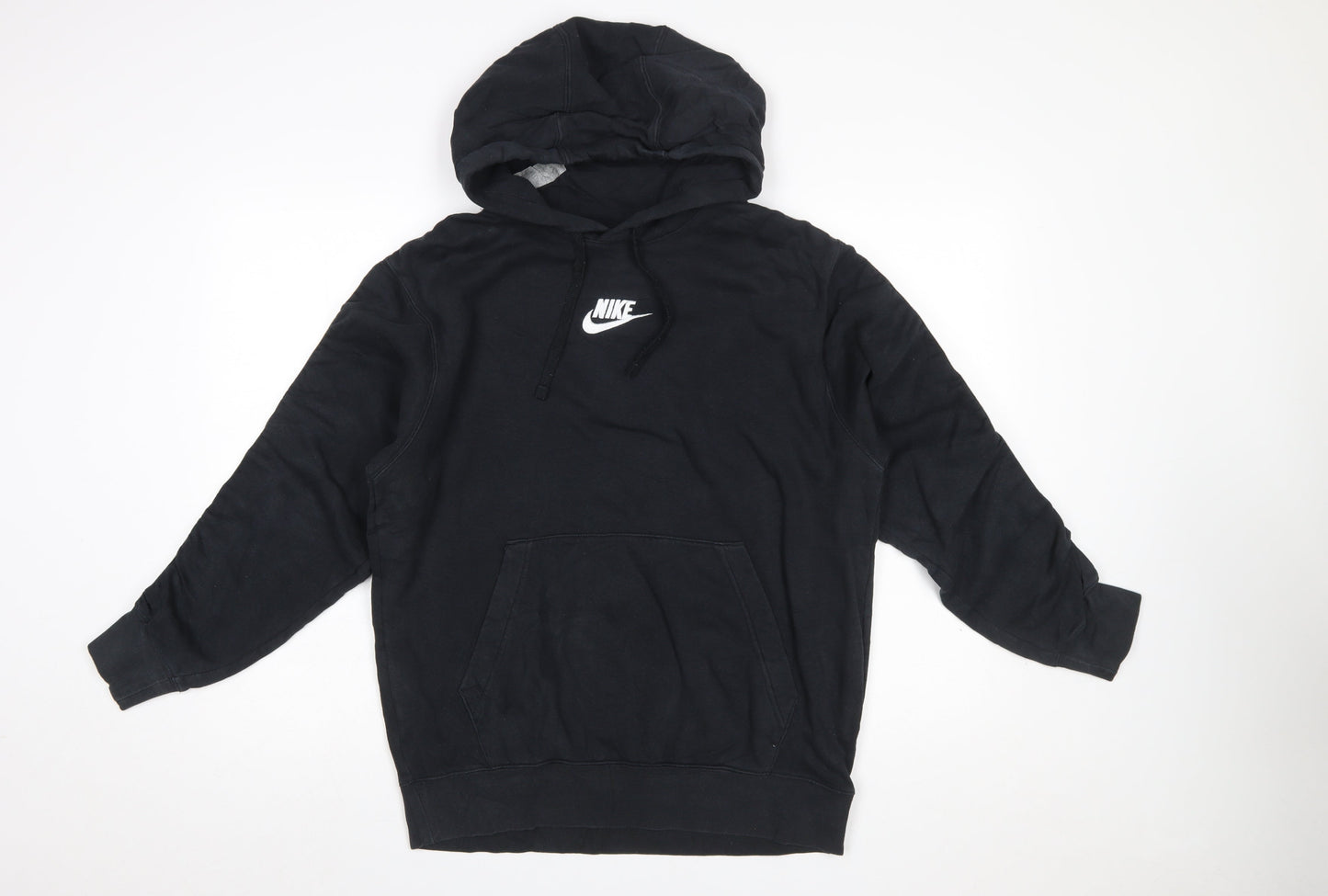 Mens UK Size M Nike Black Pullover Hoodie